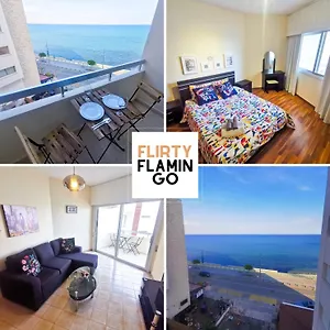 Flirty Flamingo Seaview Seafront Apartament Larnaca